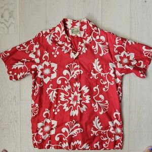 60's Vintage Hawaiian Shirt and Short Set Diamond Head Sportswear Large
